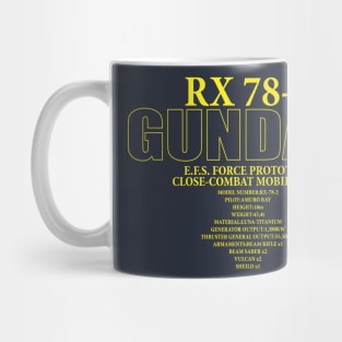 GUNDAM RX-78-2 Front and Back Mug